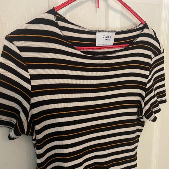 Striped bodycon T-shirt dress from Zara - Picture 2 of 4